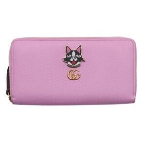 Gucci Bosco Mormont Lilac Long Zip Leather Wallet